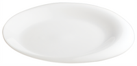 Winco Ardesia Ocea 10-Inch Oval Porcelain Dinner Plate, Creamy White, Case of 24