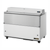 Thumbnail image #1 for True Mobile Milk Cooler Cart, 16-Crate Capacity, Forced-Air, White Vinyl Exterior