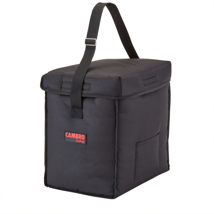 Product image #1 for Cambro GoBag® Small Top-Loading Delivery Bag, 13 x 9 x 13 Inches, Black