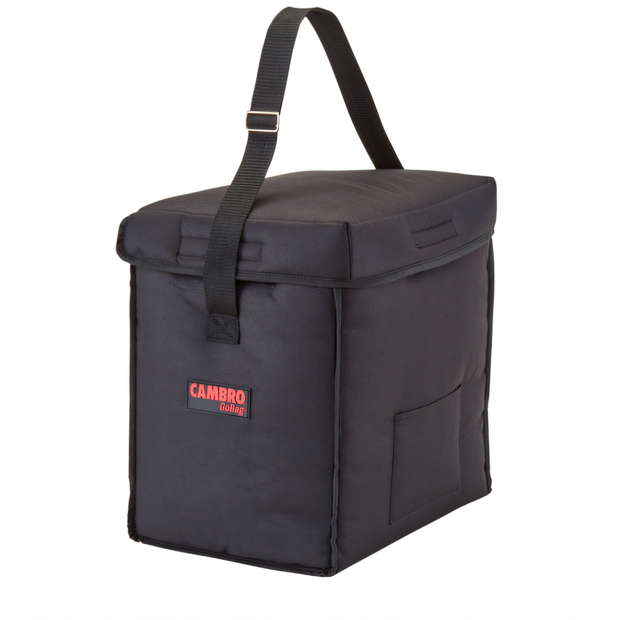 Product image #1 for Cambro GoBag® Small Top-Loading Delivery Bag, 13 x 9 x 13 Inches, Black