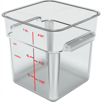 CFS Brands 11953AF07 Squares Commercial Food Storage Containers Case of 6