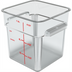 Thumbnail image #1 for CFS Brands 11953AF07 Squares Commercial Food Storage Containers Case of 6