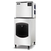 Thumbnail image #1 for Omcan Cube-Style Floor Model Ice Maker/Dispenser with 220 lb Built-In Bin and Self-Contained Condenser