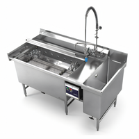 Power Soak SKS-70R-208-3 Compartment Sinks