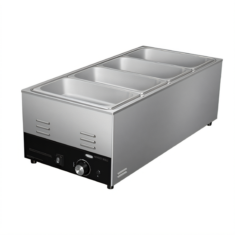 Product image #1 for Hatco 4 x 1/3 Pan Countertop Wet/Dry Food Warmer/Cooker, Thermostatic, 120V