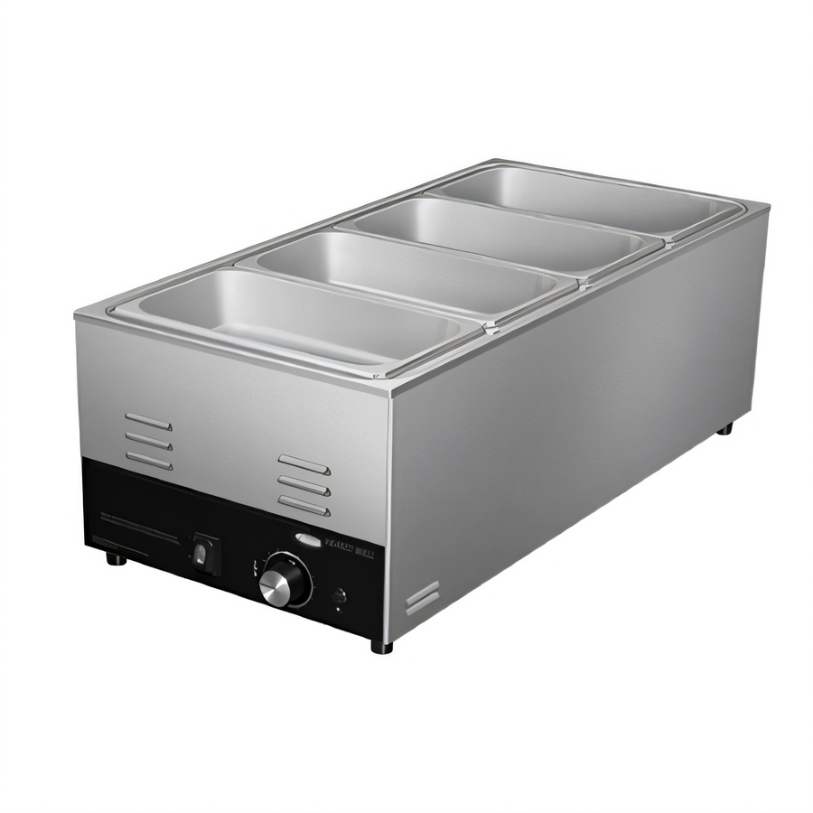 Product image #1 for Hatco 4 x 1/3 Pan Countertop Wet/Dry Food Warmer/Cooker, Thermostatic, 120V