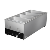 Hatco 4 x 1/3 Pan Countertop Wet/Dry Food Warmer/Cooker, Thermostatic, 120V