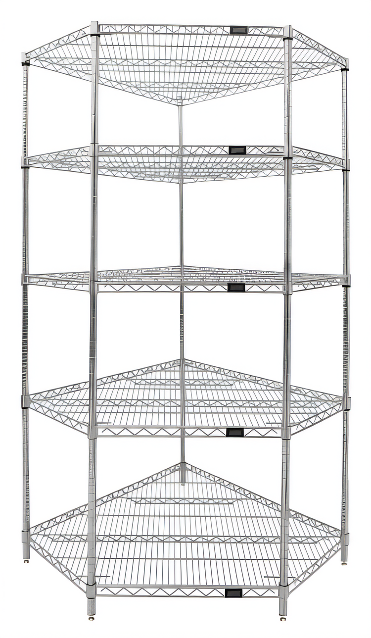 Product image #1 for Quantum 42 x 24 Inch 5-Shelf Chrome Plated Wire Shelving Starter Kit