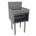 Thumbnail image #1 for Glastender Underbar Stainless Steel Drainboard Half Cabinet, Open Front, 18-Inch W x 19-Inch D, No Door