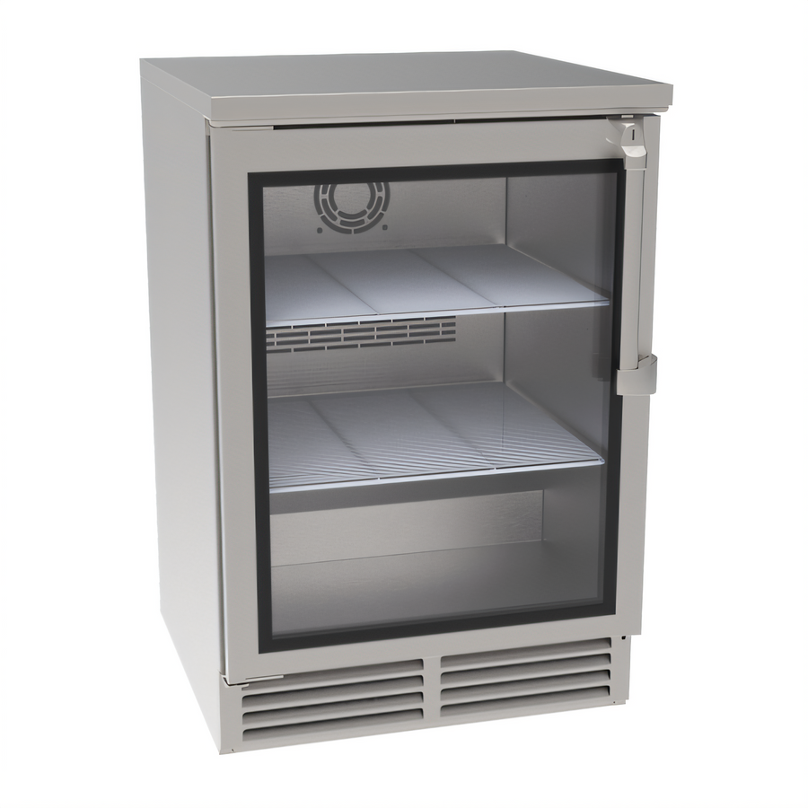 Product image #1 for 24-Inch Wide Single-Section Refrigerated Back Bar Storage Cabinet with Locking Solid Door