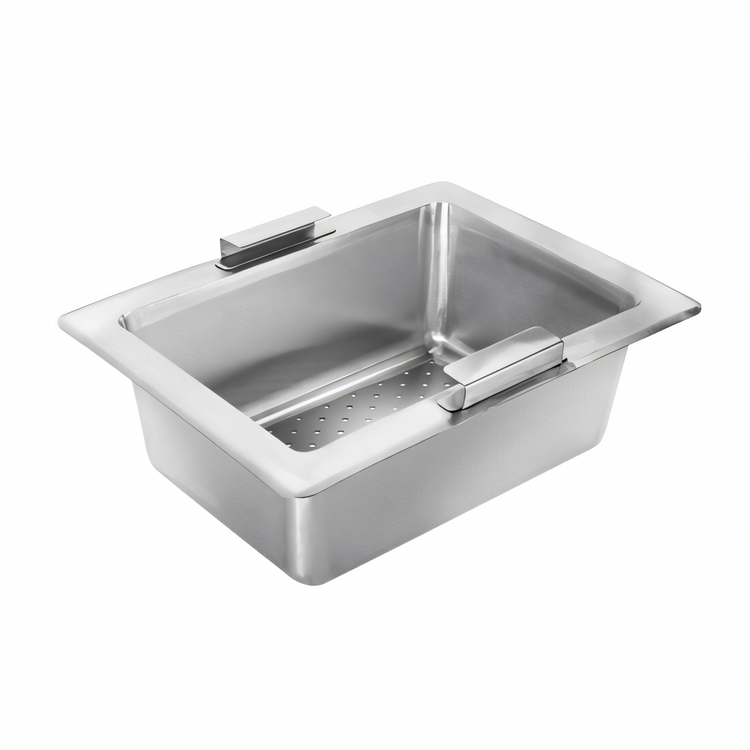 Product image #1 for Krowne Perforated Stainless Steel Drain Basket for 10" x 14" x 10" Bar Sink Bowls