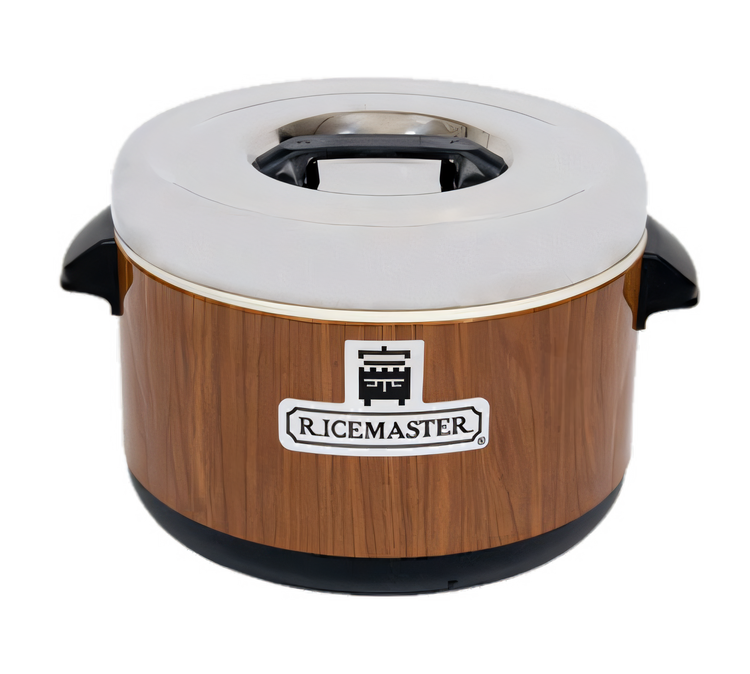 Product image #1 for RiceMaster 12-Quart Sushi Rice Container with Wood Grain Exterior Finish