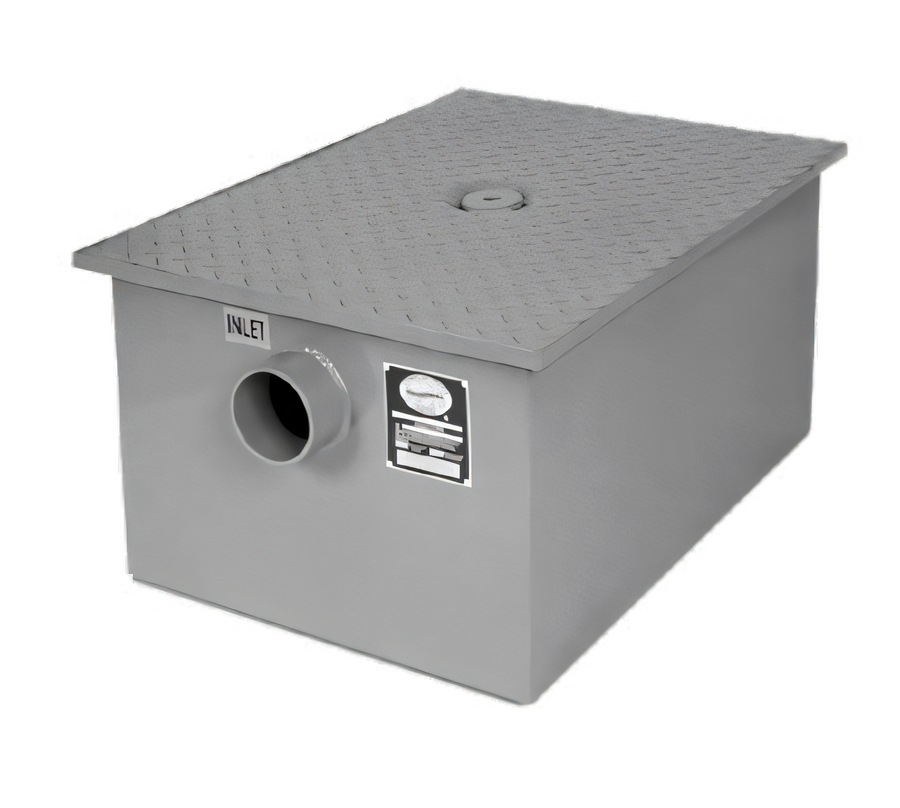 Product image #1 for Klinger's Trading GT-30 30 lb. Grease Interceptor, 15 GPM, Epoxy-Coated Steel