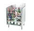Thumbnail image #1 for Advance Tabco Special Value Series 24-Inch Freestanding Stainless Steel 5-Step Liquor Display Cabinet