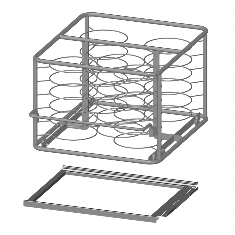 Product image #1 for Lainox Extra-Charge Removable Plate Rack with Compulsory Frame for Oven