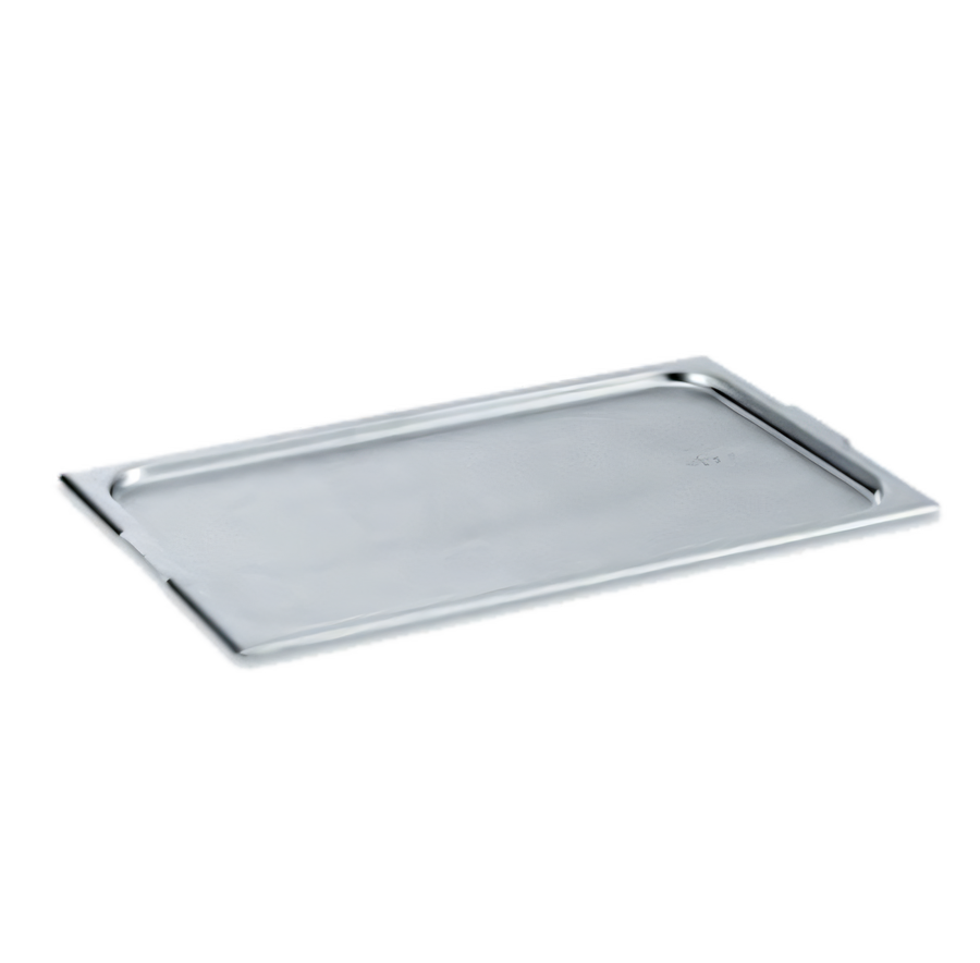 Product image #1 for Vollrath Super Pan 1/2 Size Solid Flat Cook-Chill Food Pan Cover, 20 Gauge Stainless Steel