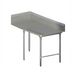 Thumbnail image #1 for John Boos U-Shaped Dish Table Provision for L-Shaped Dish Tables, 60 x 30-3/8 Inch, 10 Inch Backsplash
