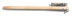 Thumbnail image #1 for Carlisle 20-Inch Wood-Handle Scratch Brush and Scraper with Carbon Steel Bristles