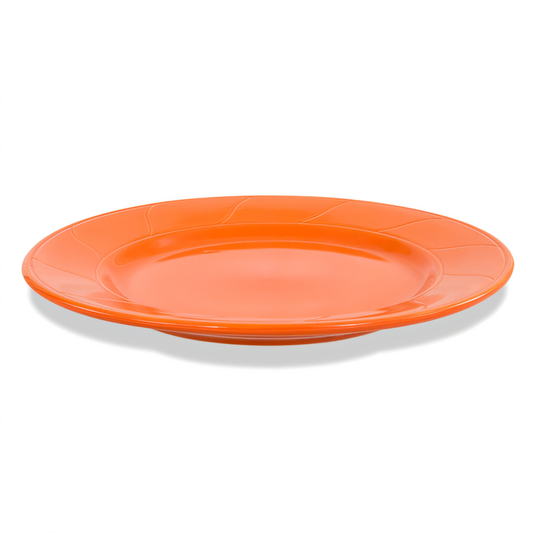 Product image #2 for Bay Pointe 12 Inch Round Wide Rim Vitrified Ceramic Dinner Plate, Assorted Colors