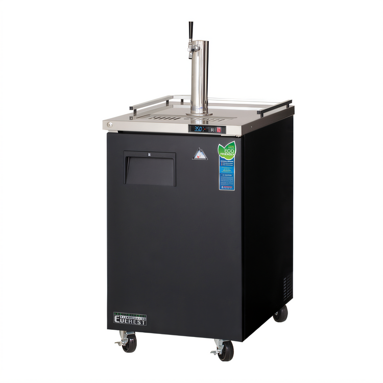 Product image #1 for Everest Refrigeration One-Section Direct Draw Keg Beer Dispenser with Single-Faucet Stainless Steel Draft Tower, 8.0 Cu. Ft.