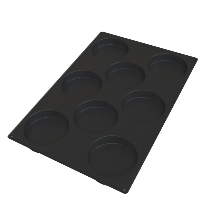 Product image #1 for Silikomart Disco Non-Stick Silicone Baking Mold, 8-Cavity, 13 oz. Each