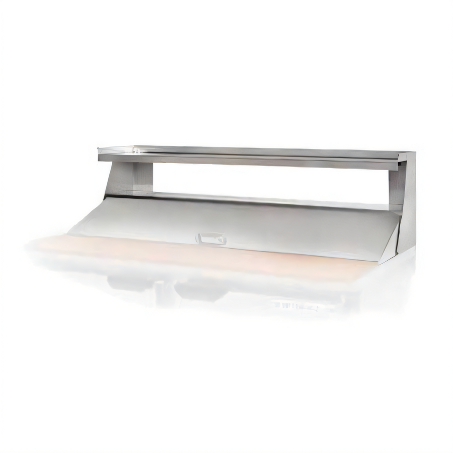 Product image #1 for Beverage-Air Mega Top Single Stainless Steel Overshelf for SPE60-18M