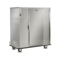 FWE A-Series A-XL Single-Door Heated Banquet Cart, Radiant Heat, 96-120 Covered Plate Capacity