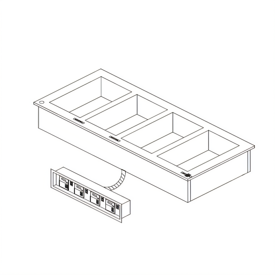 Product image #1 for Delfield N8759-DESP Steam Tables & Food Wells