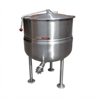 Southbend Steam KDLS-60 Direct Steam Stationary Kettle, 60 Gallon, 2/3 Jacket, Tri-Leg Base