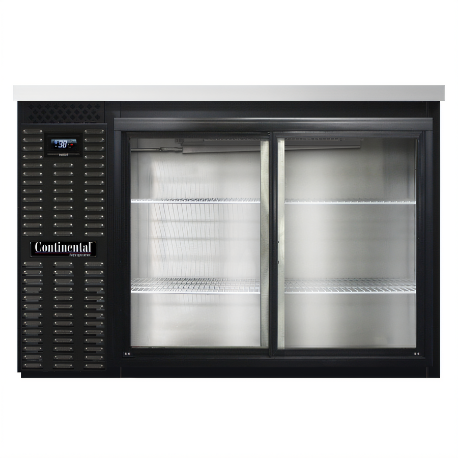 Product image #1 for Continental Refrigerator BB50NSGD 50" Front Breathing Back Bar Cooler with Sliding Glass Doors
