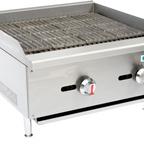 Thumbnail image #1 for Hurakan by Equip.me 24-Inch Countertop Gas Charbroiler with 2 Radiant Burners
