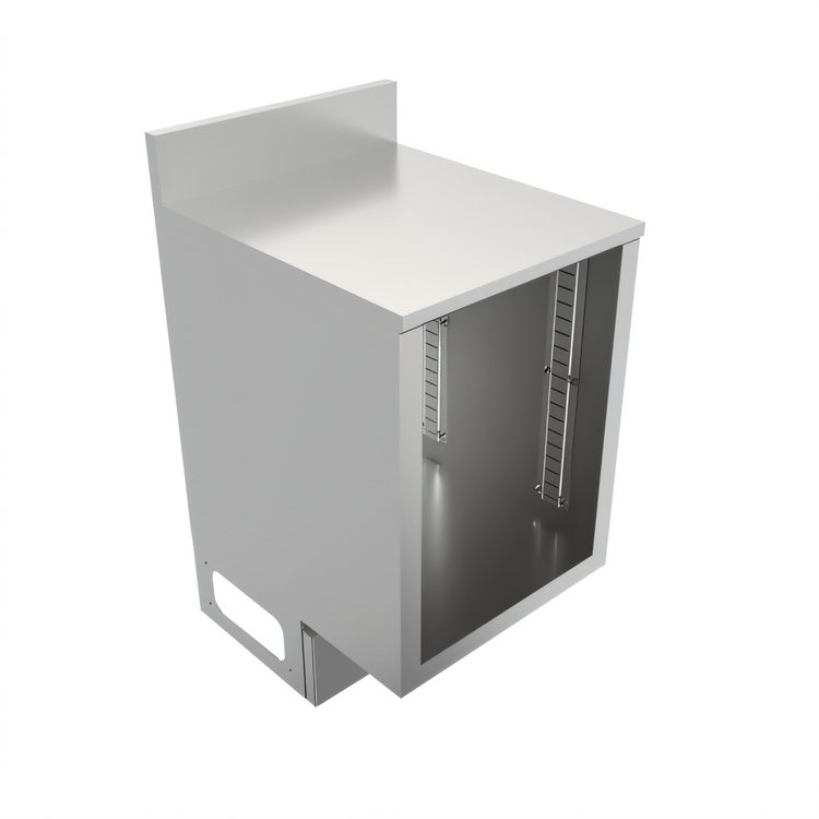 Product image #1 for BK Resources Call Series 18" x 21" Flat Top Stainless Steel Underbar Cabinet Base