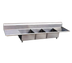 Thumbnail image #1 for Omcan USA 3-Compartment 304 Stainless Steel Pot Sink with Left & Right Drainboards, 18 x 18 x 11 Bowls