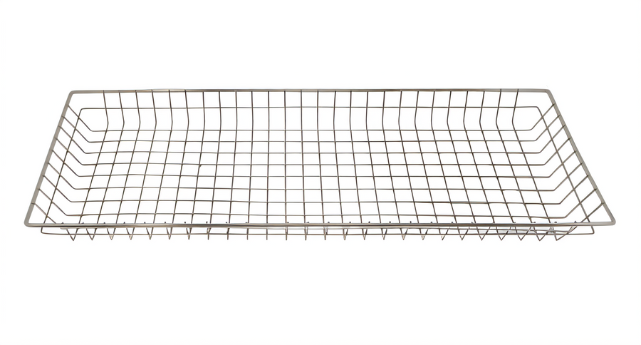 Product image #1 for Rectangular Steel Doughnut Basket, 10 x 26 x 2 Inches
