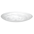 Thumbnail image #1 for American Metalcraft Translucence Collection WSP15 Round Resin Serving Platter, 15-7/8-Inch, 74.5 oz, White Swirl Case of 12