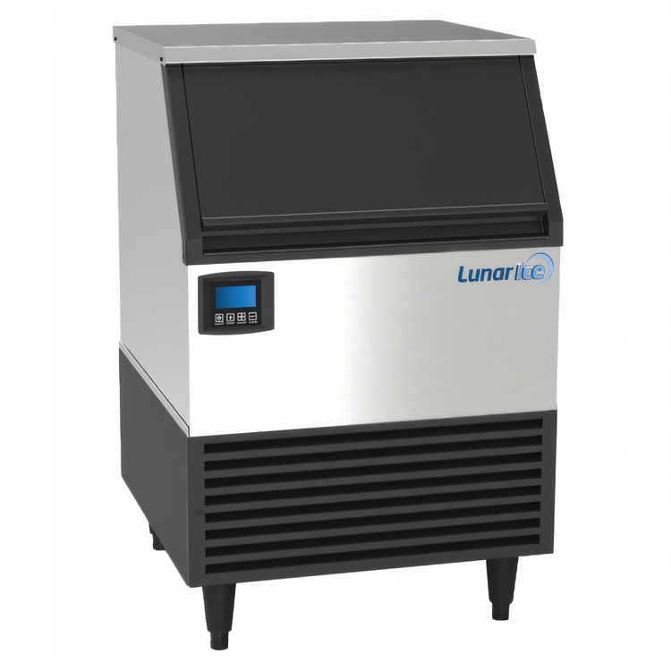 Product image #1 for Lunar Ice LUIM-210 Self-Contained Air-Cooled Full Dice Ice Machine with 88 lb Built-In Storage Bin