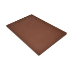 Thumbnail image #1 for Omcan USA 41199 Rigid Plastic Cutting Board, 12" x 18" x 1/2" Thick, Brown Case of 6