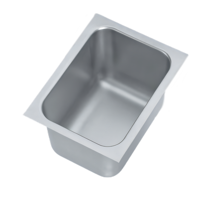 Product image #1 for Vollrath 10101-0 Weld-In / Undermount Single Compartment Stainless Steel Sink, 14 x 10 x 10 Inch