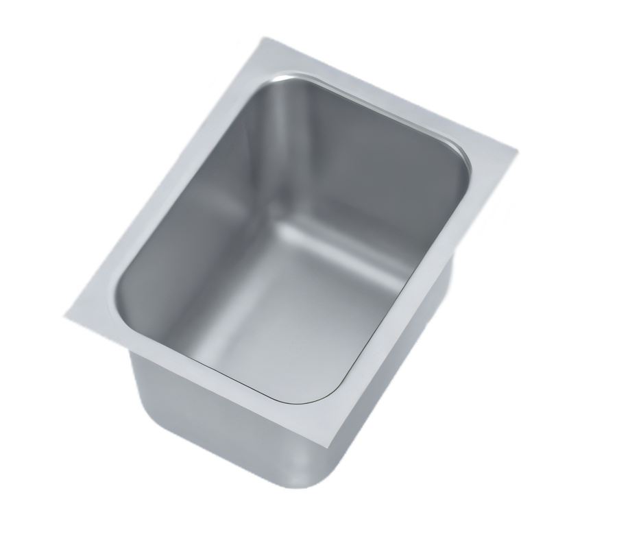 Product image #1 for Vollrath 10101-0 Weld-In / Undermount Single Compartment Stainless Steel Sink, 14 x 10 x 10 Inch
