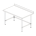 Thumbnail image #1 for Sapphire Manufacturing 60 Inch x 30 Inch Stainless Steel Work Table with 5 Inch Backsplash