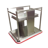 Carter-Hoffmann Open Mobile Sheet Pan Tray Dispenser, 18 x 26 Inch, Single Stack