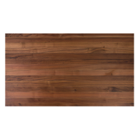 John Boos Boos Block American Black Walnut Kitchen Countertop, 48W x 32D x 1-1/2 Inch, Varnique Finish