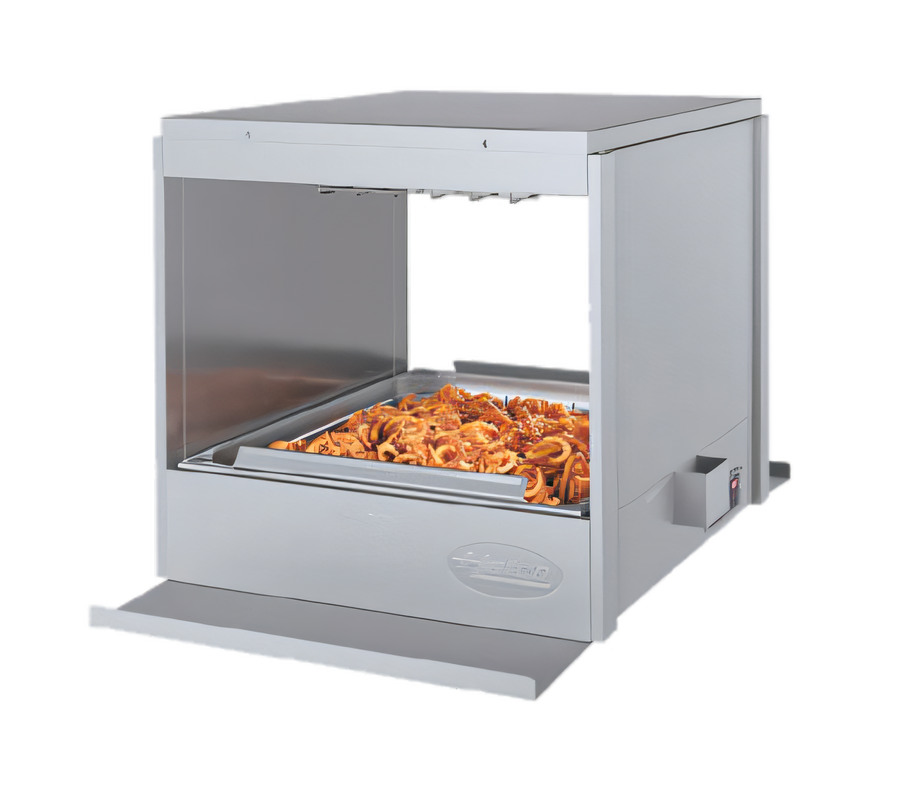 Product image #1 for Hatco Glo-Ray Portable Pass-Through Tunnel Fry Holding Station with Heated Base, Stainless Steel, 120V