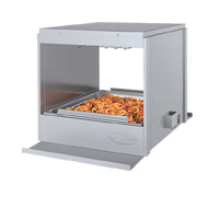 Hatco Glo-Ray Portable Pass-Through Tunnel Fry Holding Station with Heated Base, Stainless Steel, 120V