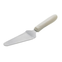 Winco Stainless Steel Pie Server with White Polypropylene Handle, 4-5/8 x 2-3/8 Inch Blade