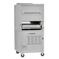 Southbend Platinum 32-Inch Single Deck Gas Upright Broiler with Convection Oven and Warming Oven