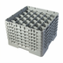 Thumbnail image #2 for Cambro Camrack Full-Size 30-Compartment Glass Rack with 6 Soft Gray Extenders