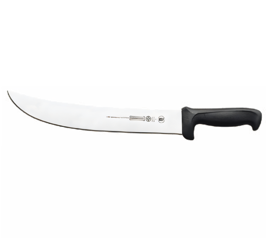 Product image #1 for Mundial 12-Inch Cimeter Butcher Knife with High-Carbon No-Stain Blade and Black Polypropylene Handle