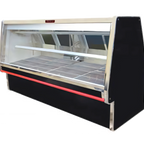 Thumbnail image #1 for Howard-McCray 34N Series R-CMS34N-10-BE-LED 120-Inch Remote Double-Duty Red Meat Service Case with LED Lighting and Straight Glass