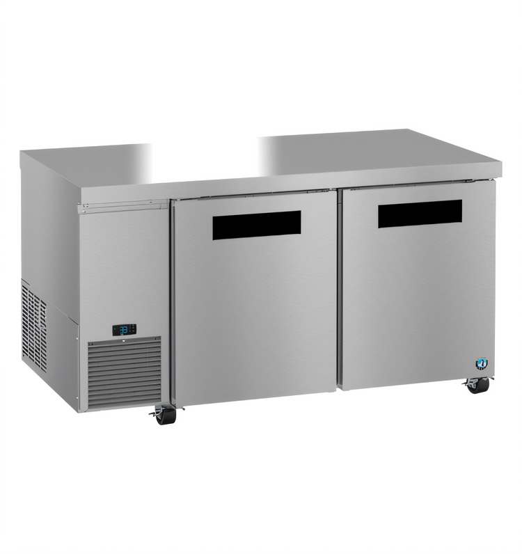 Product image #1 for Hoshizaki Steelheart 60-Inch Two-Section Undercounter Freezer with Solid Doors